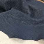 Bubble-shrunken Lambskin is a unique type of soft and cushiony lambskin with a shrunken bubble grain texture that gives it an intriguing and dynamic appearance. Each piece is one-of-a-kind due to the variation in the shrunken effect from one skin to another. The leather is semi-aniline dyed, making it rich and luxurious. It is also durable and flexible, with a thickness of 1.2-1.4 mm. Additionally, it is free from harmful chemicals, making it safe for use and environmentally friendly. If you're looking for high-quality and sustainable leather for apparel, accessories, handbags, or small leather goods, the Bubble Sheep collection is an excellent choice.