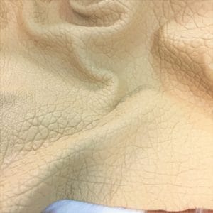 Bubble-shrunken Lambskin is a unique type of soft and cushiony lambskin with a shrunken bubble grain texture that gives it an intriguing and dynamic appearance. Each piece is one-of-a-kind due to the variation in the shrunken effect from one skin to another. The leather is semi-aniline dyed, making it rich and luxurious. It is also durable and flexible, with a thickness of 1.2-1.4 mm. Additionally, it is free from harmful chemicals, making it safe for use and environmentally friendly. If you're looking for high-quality and sustainable leather for apparel, accessories, handbags, or small leather goods, the Bubble Sheep collection is an excellent choice.