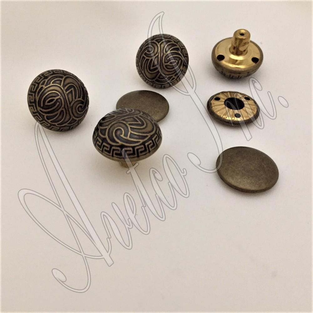 R598-19mm Antique Brass