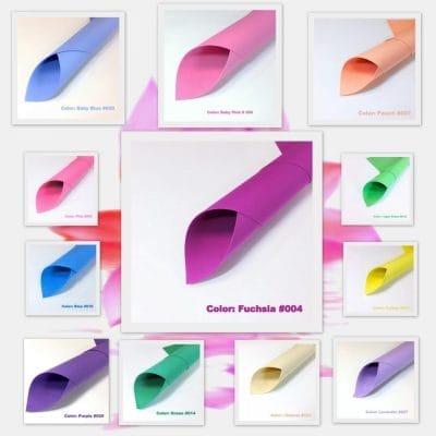 craft foams – Use this foam for your armor or your costumes in fabric. This thin and smooth, low-density foam is most useful to make edges and detailed work. EVA Sheets are fun for both kids and adults alike to use in a variety of crafting projects such as school crafts, Ornaments, Fofuchas, Goma, Cosplay, and much more!