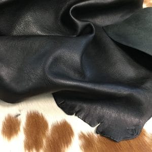 Tierra Veg Tanned Leather Waxed Pull Up 4 oz Black