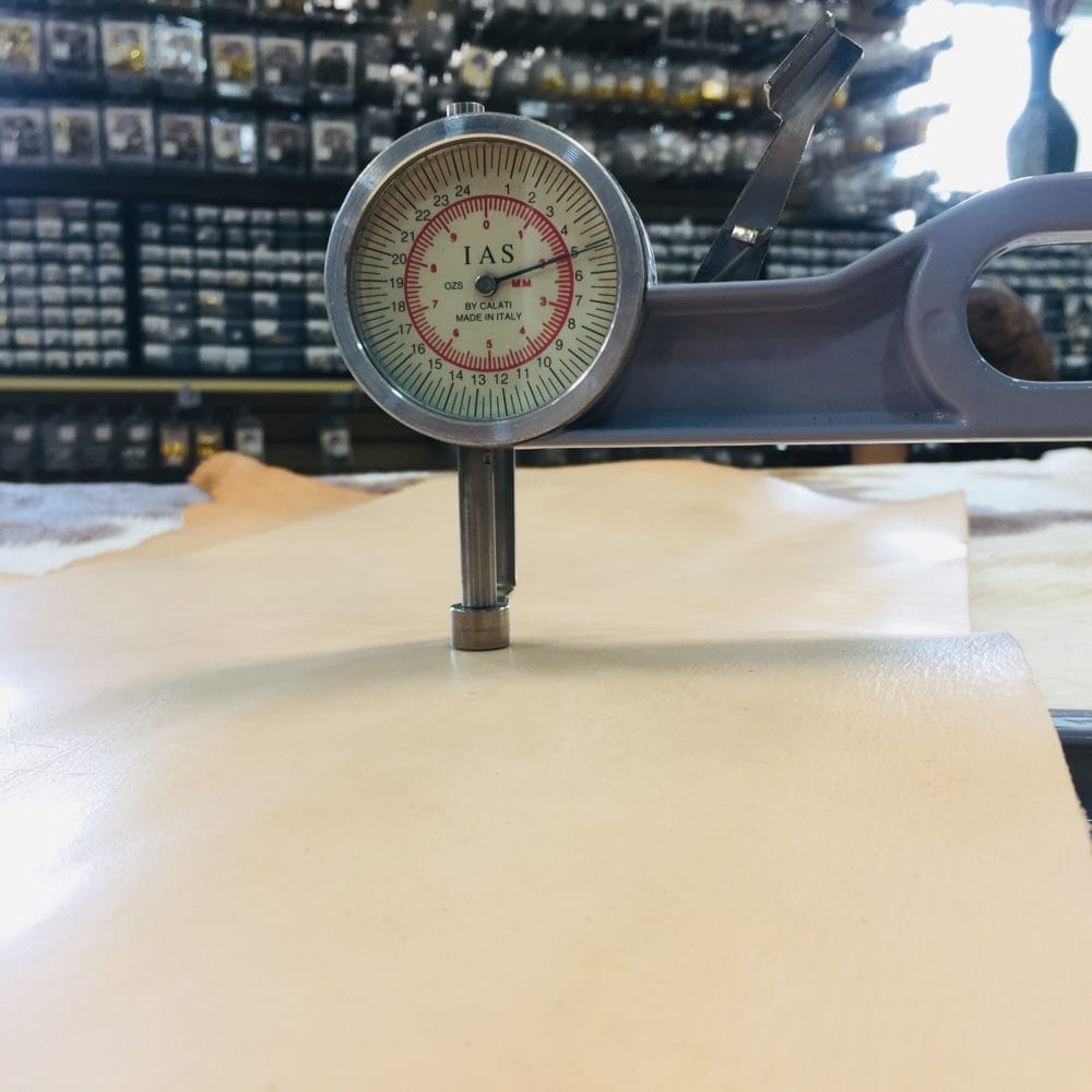 veg tan leather 4/5 oz