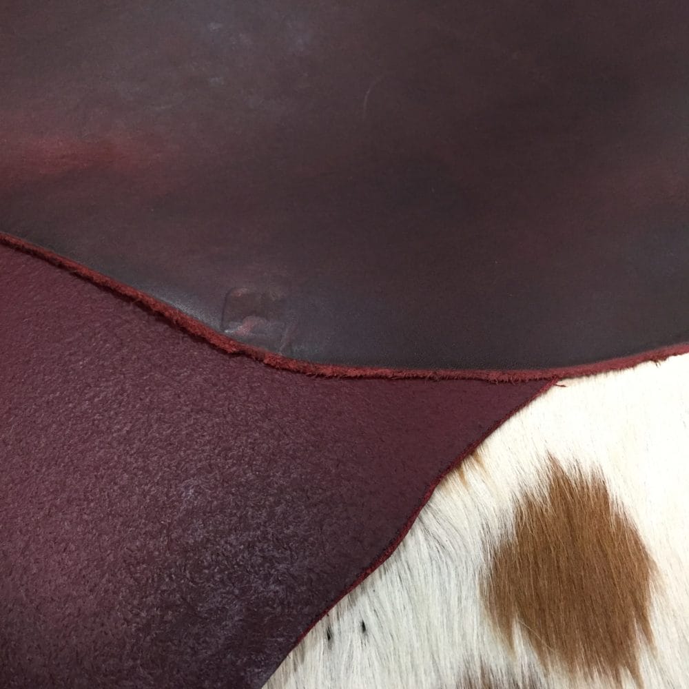 Latigo Burgundy 7-8 avetco leather (2)