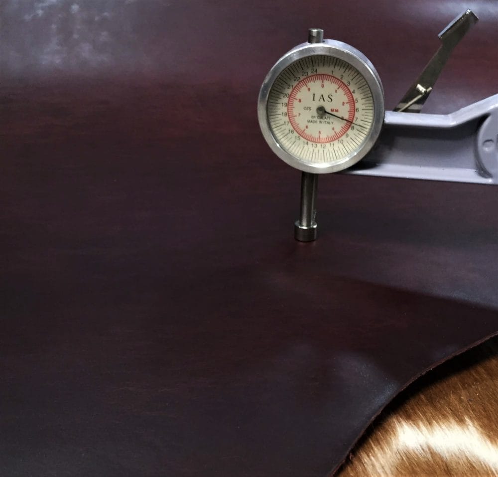 Latigo Burgundy 7-8 avetco leather (5)