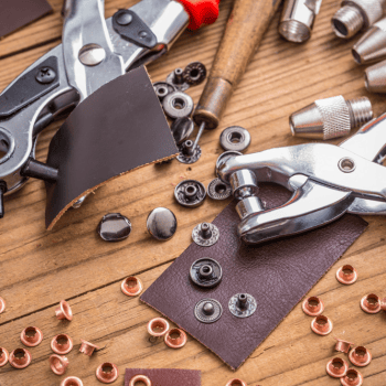 Fasteners: Eyelets, Nailheads, Rivets, Snaps