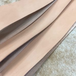 Veg tanned bellies – natural 3/4 oz leather for lining, wallets, and tooling projects