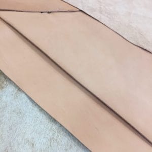 Veg tanned bellies – natural 3/4 oz leather for lining, wallets, and tooling projects