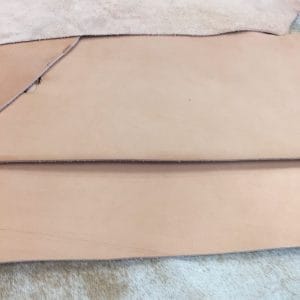 Veg tanned bellies – natural 3/4 oz leather for lining, wallets, and tooling projects