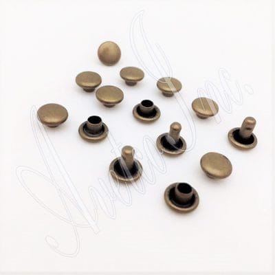 6.5 x 7mm | Double Cap Rivets - 100Pk