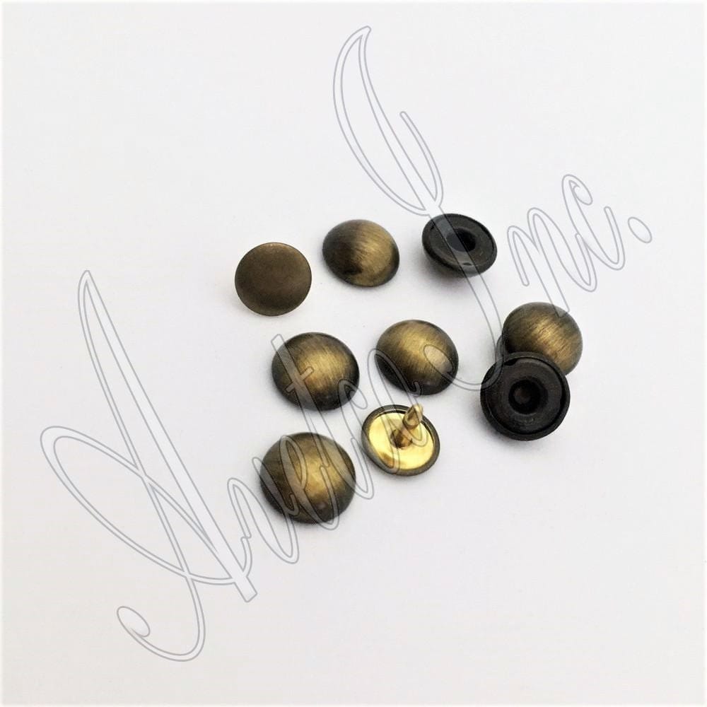 11.5mm Brass Dome Rivets R588