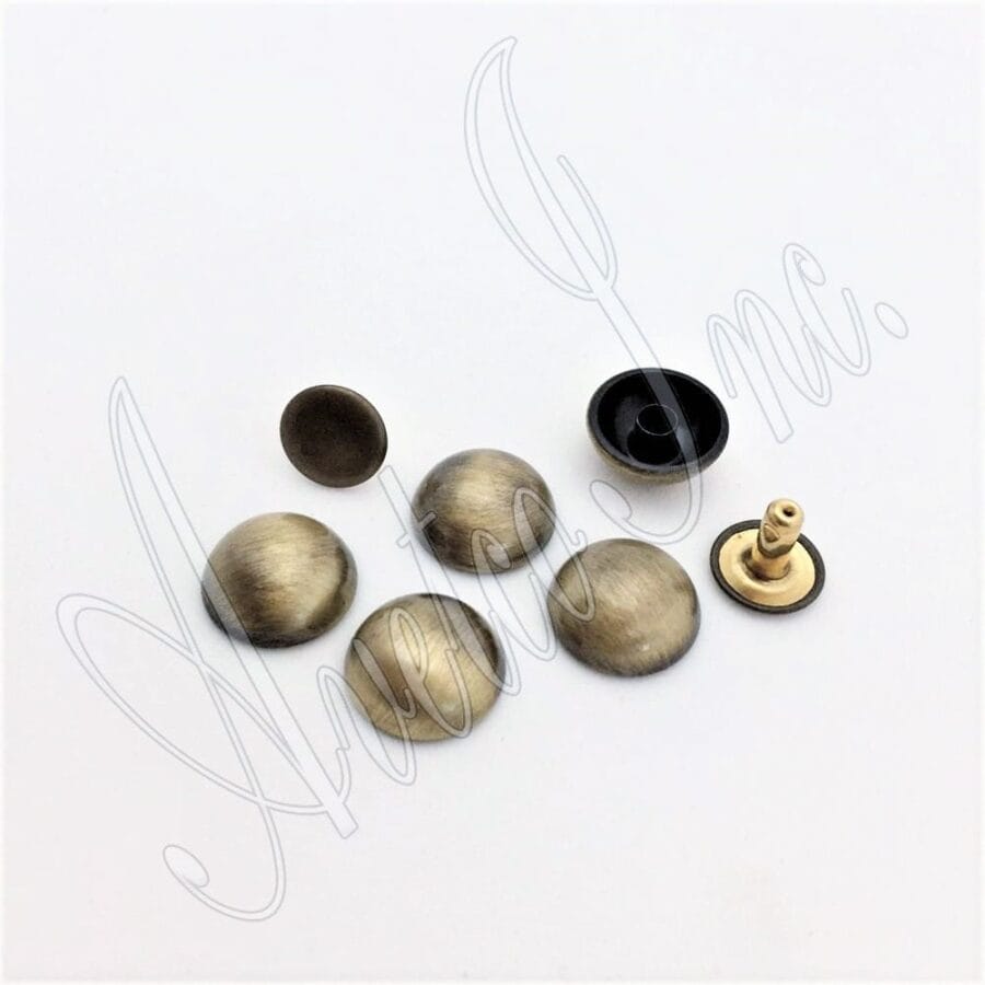 15mm Brass Dome Rivets Avetcoinc@