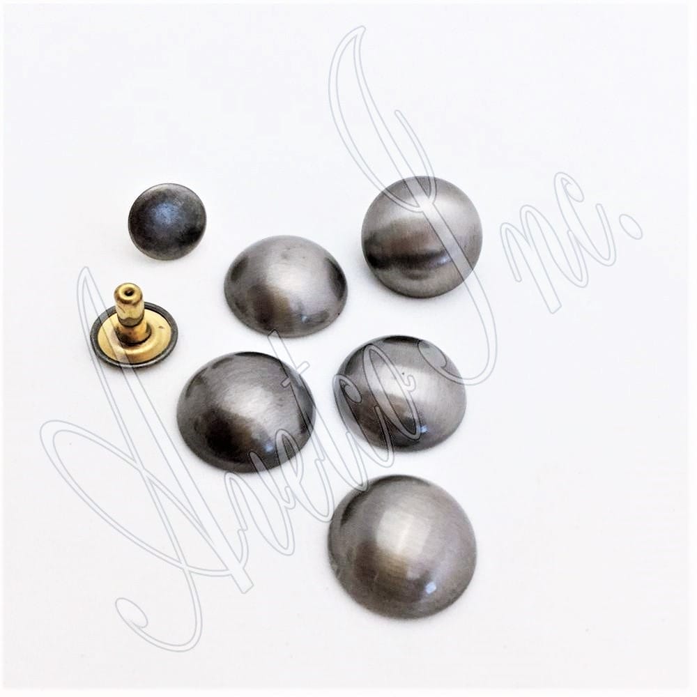15mm Antique Nickel Dome Rivets
