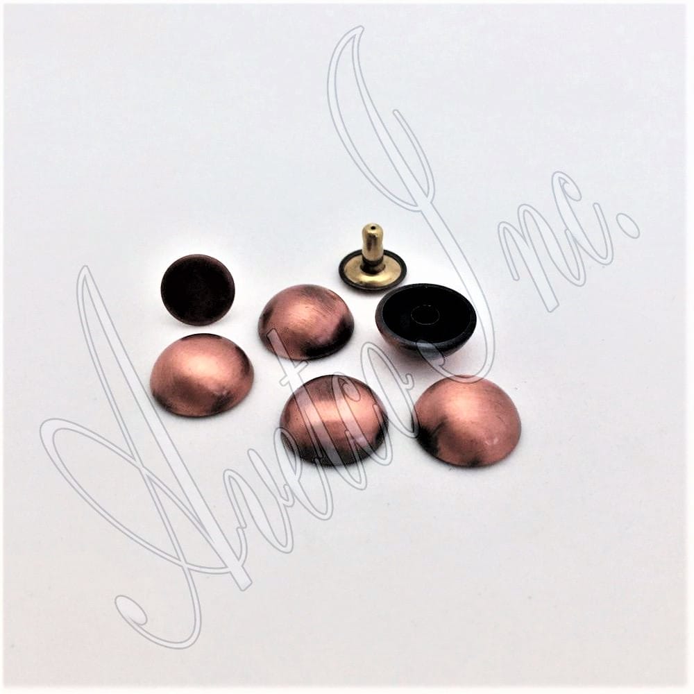 BR588 15mm  A. Copper Dome Rivets avetco.leather1572
