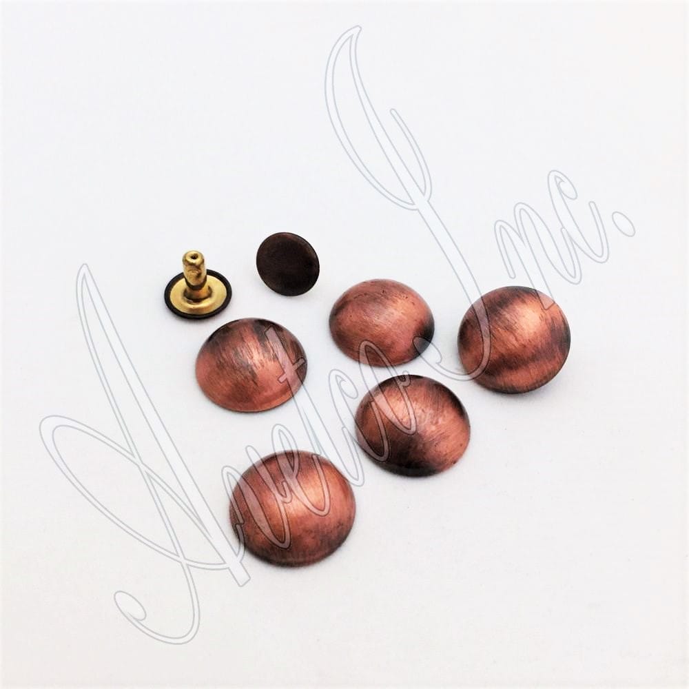 BR588 15mm  A. Copper Dome Rivets avetco.leather1573