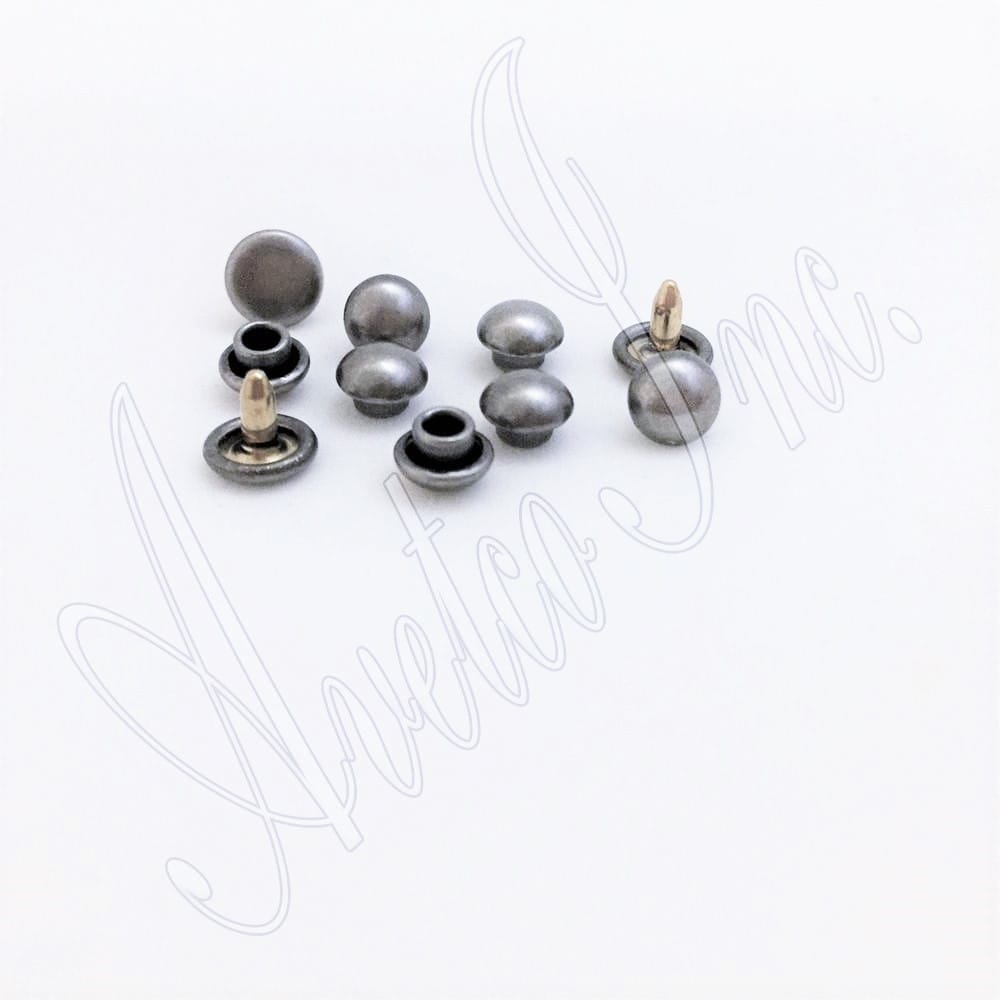 R588 6.5mm A.Nickel Dome Rivets avetco.leather 1595
