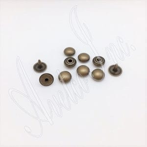 9mm Single Cap Dome Rivets – Nickel-Free Alloy Rivets for Leathercraft, Handbags, Belts, Garments, DIY Accessories