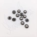 9mm Single Cap Dome Rivets – Nickel-Free Alloy Rivets for Leathercraft, Handbags, Belts, Garments, DIY Accessories