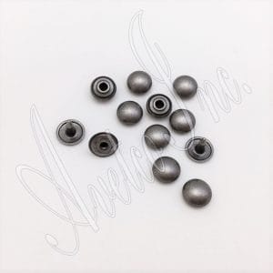 9mm Single Cap Dome Rivets – Nickel-Free Alloy Rivets for Leathercraft, Handbags, Belts, Garments, DIY Accessories