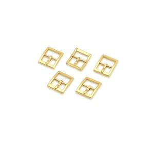 Gold-plated 12mm Center bar buckle Y3114