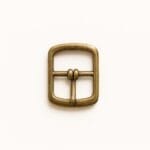 buckle in antique brass finish