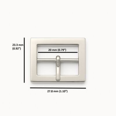 0.79″ | 20 mm Center Bar Buckles Y3112-50/100pk