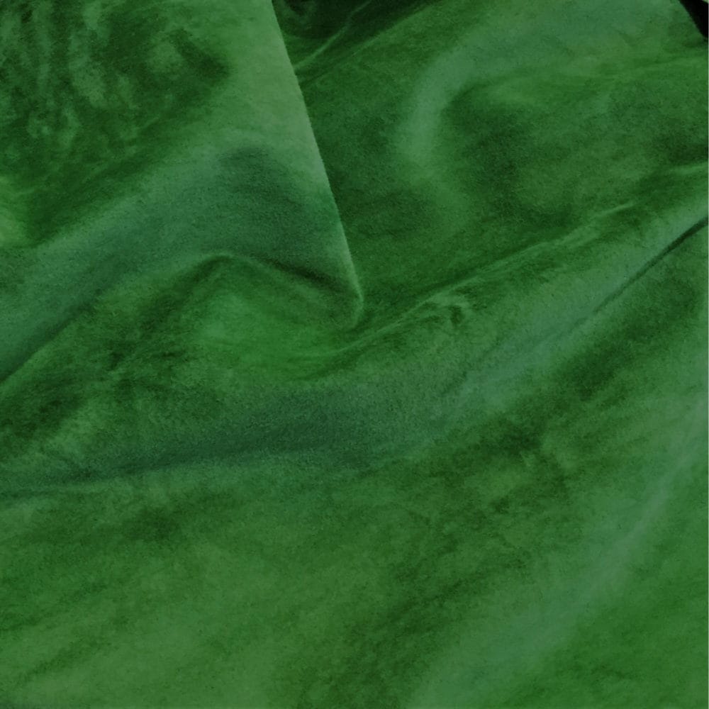 forest green pig suede leather avetcoinc@