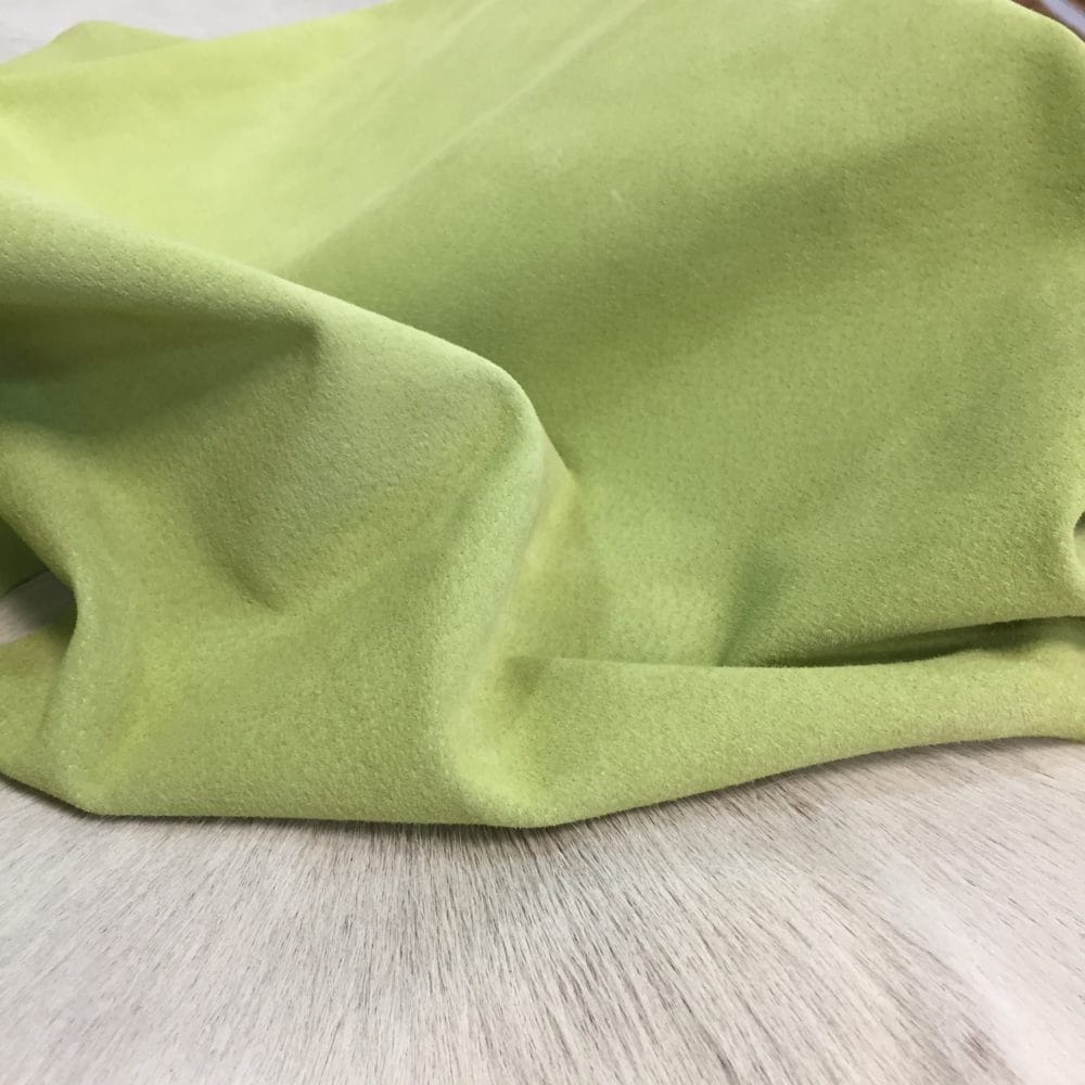 celery green pig suede leather avetcoinc@