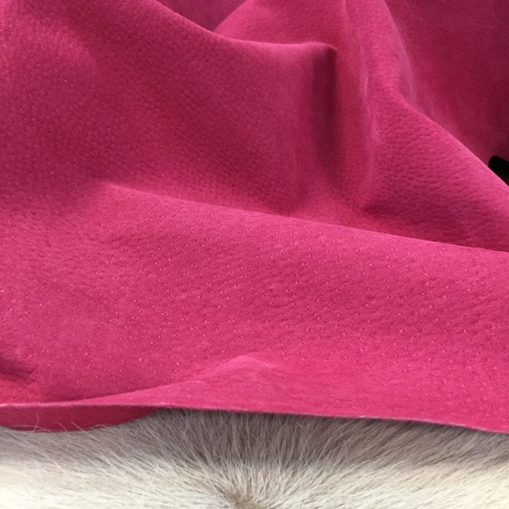 hot pink pig suede leather avetcoinc@