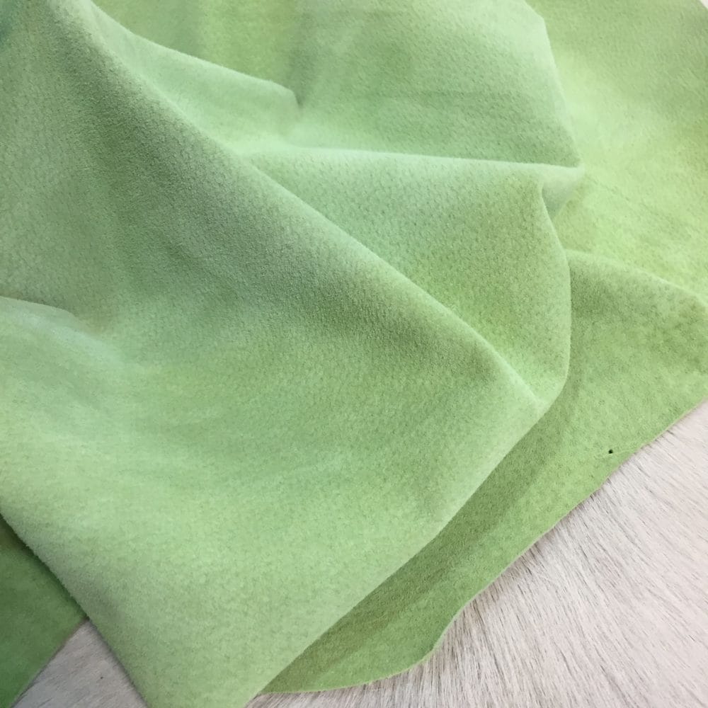 light green pig suede leather avetcoinc@