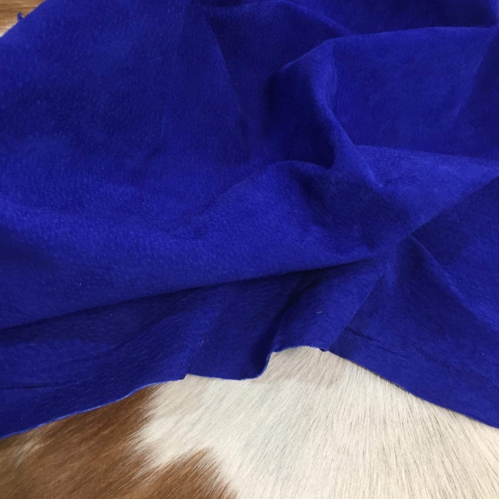 bright blue pig suede leather avetcoinc@