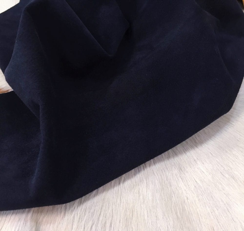 navy blue pig suede leather avetcoinc@