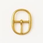 y3108 8mm Oval Center Bar small Buckle gold