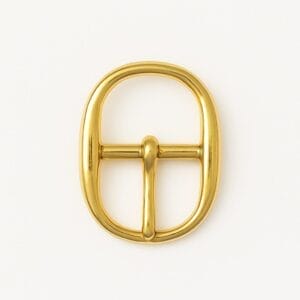 y3108 8mm Oval Center Bar small Buckle gold