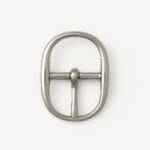 Y3108 8mm Oval Center Bar Buckle nickel