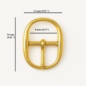y3108 8mm Oval Center Bar mini Buckle