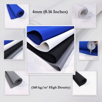 EVA foam is a versatile material made from ethylene-vinyl acetate copolymer. It is a durable, lightweight, and flexible foam that can be easily shaped, cut, and formed into different designs and sizes. A benefit of EVA foam is its shock absorption properties. It is also water-resistant, which makes it suitable for outdoor applications.