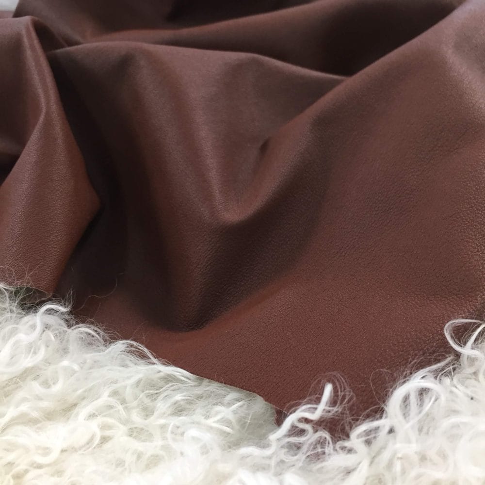 Stretch Lambskin Rustic Brown Avetcoinc@