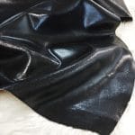 Atlan Metallic Cow Leather 3 oz – Black Crackle Foil