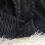 Retina Embossed Cow Leather in Black Mesh Pattern – Avetco