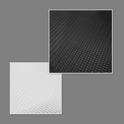 0.24" | 6 mm E700 Eva Foam Ripple Pattern Hardness 70-75° Shore C