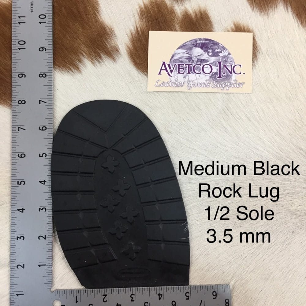 AVETCO INC-GR002-ROCK LUG HALF SOLE-BLACK (6)