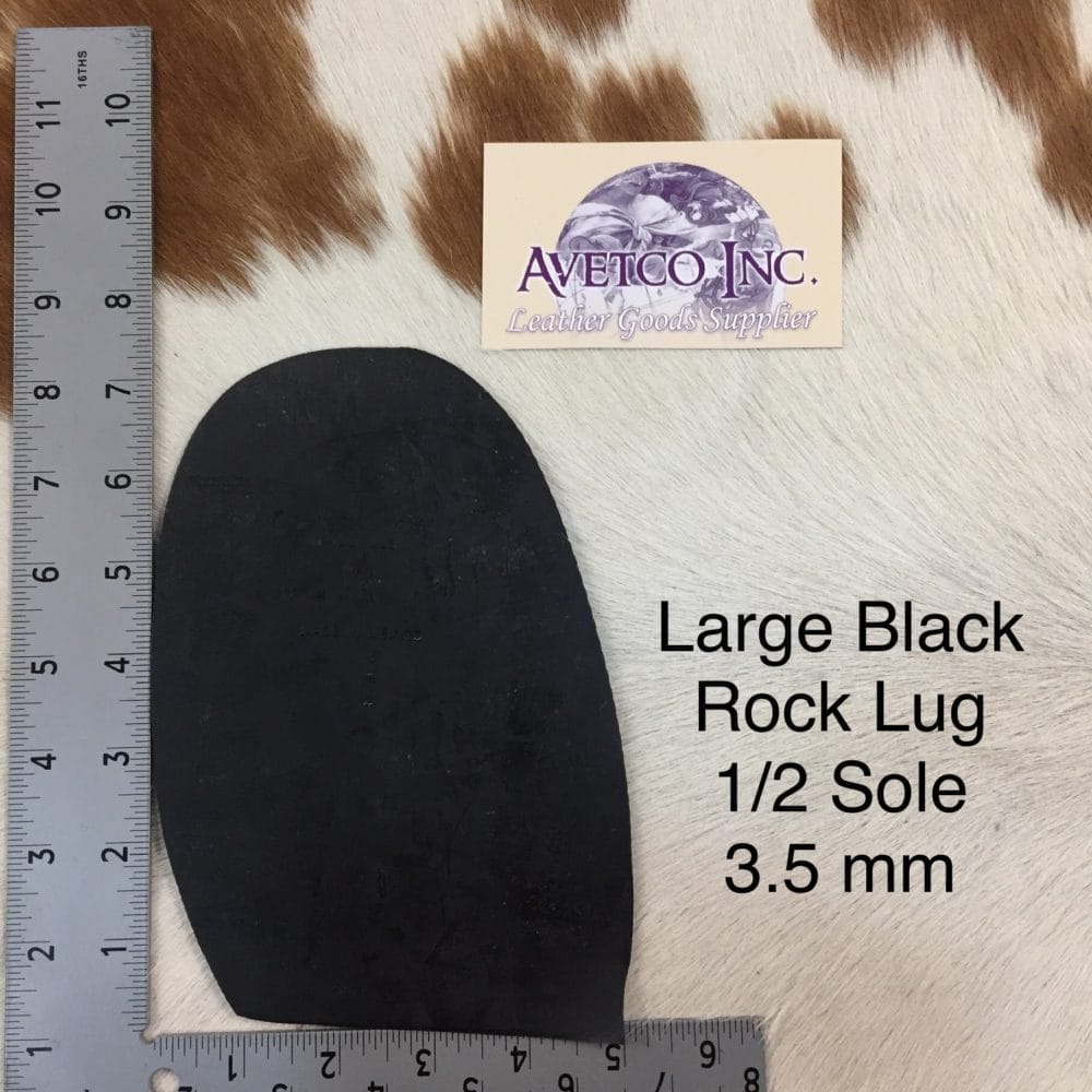 AVETCO INC-GR002-ROCK LUG HALF SOLE-BLACK (9)