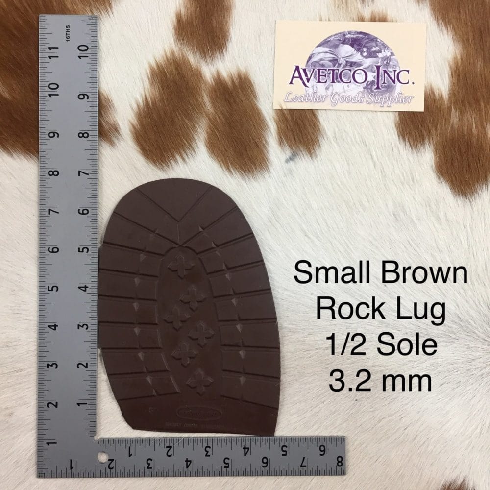AVETCO INC-GR002-ROCK LUG HALF SOLE-BROWN (2)