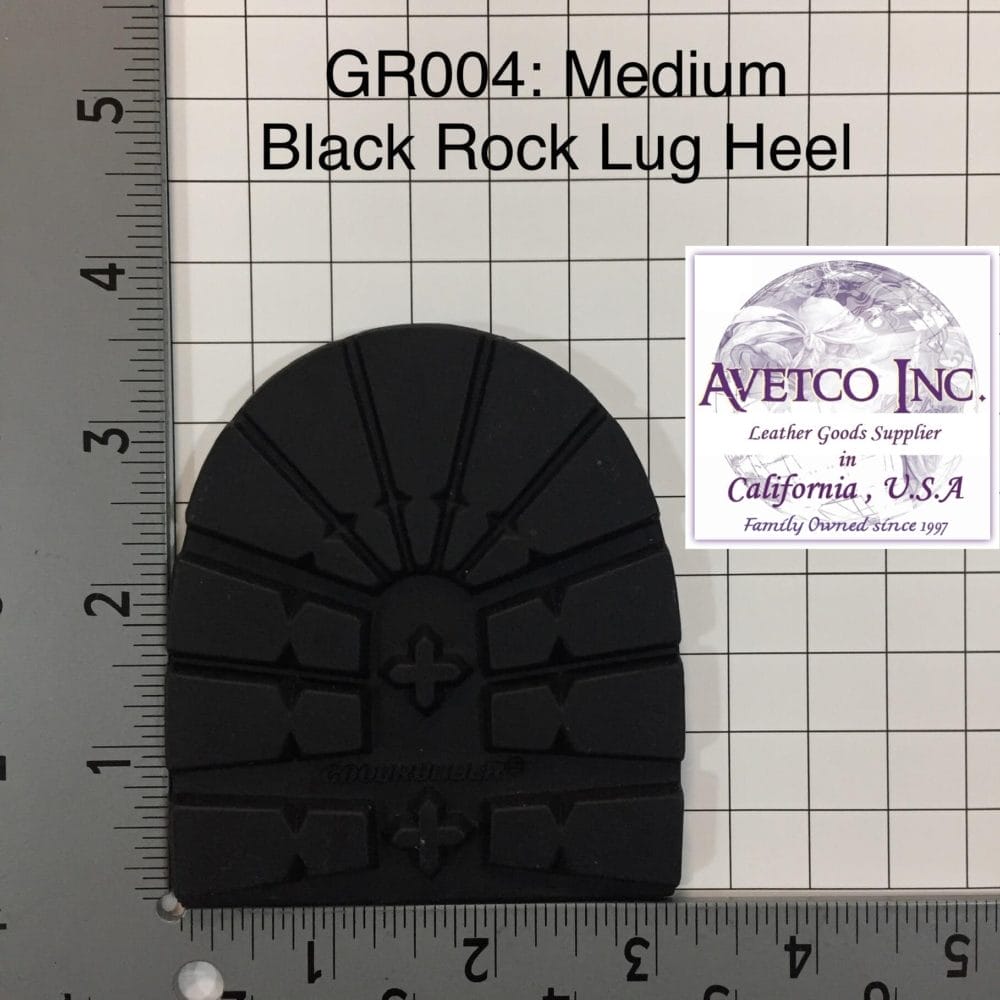 AVETCO INC-GR004-ROCK LUG HEEL-Black (1)