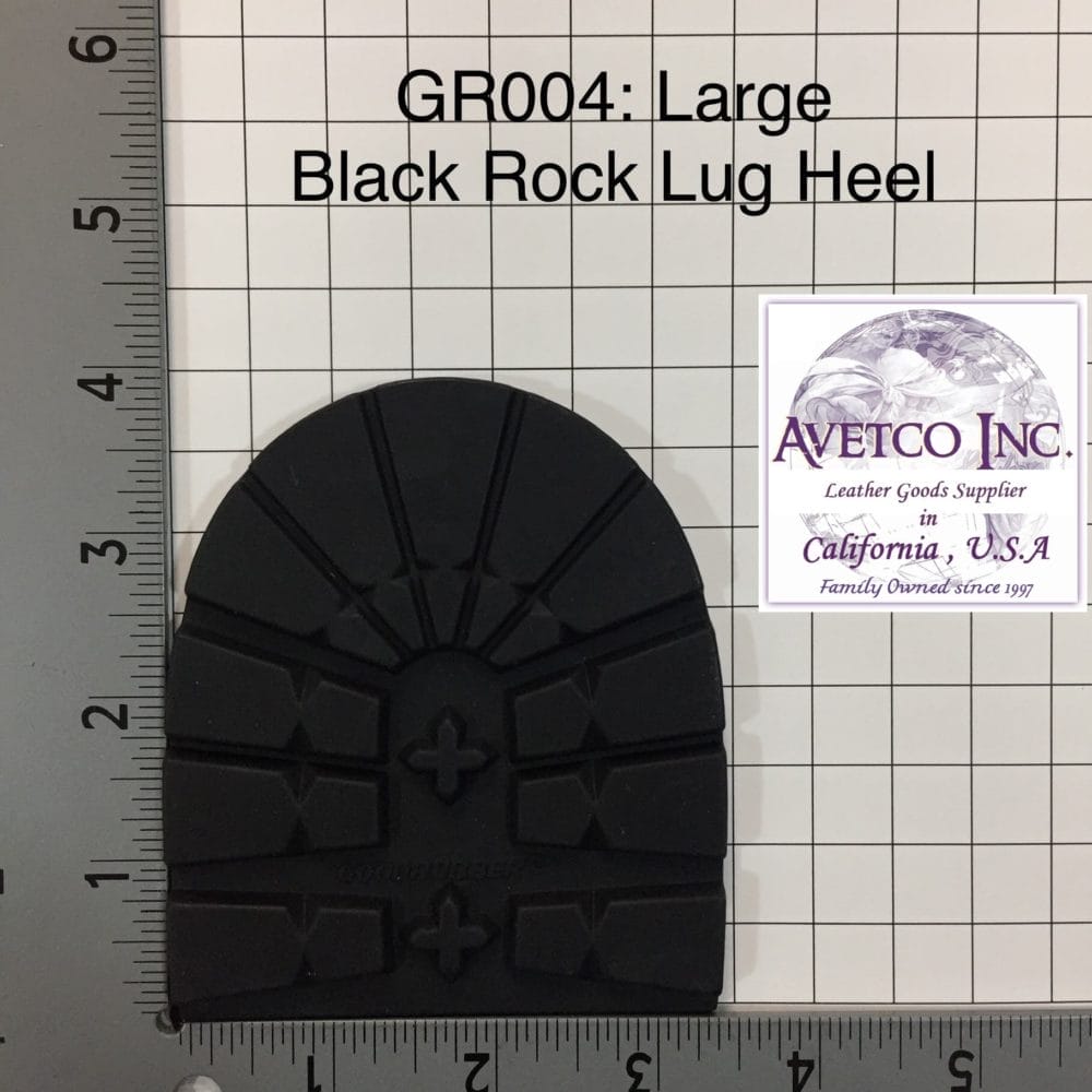 AVETCO INC-GR004-ROCK LUG HEEL-Black (2)