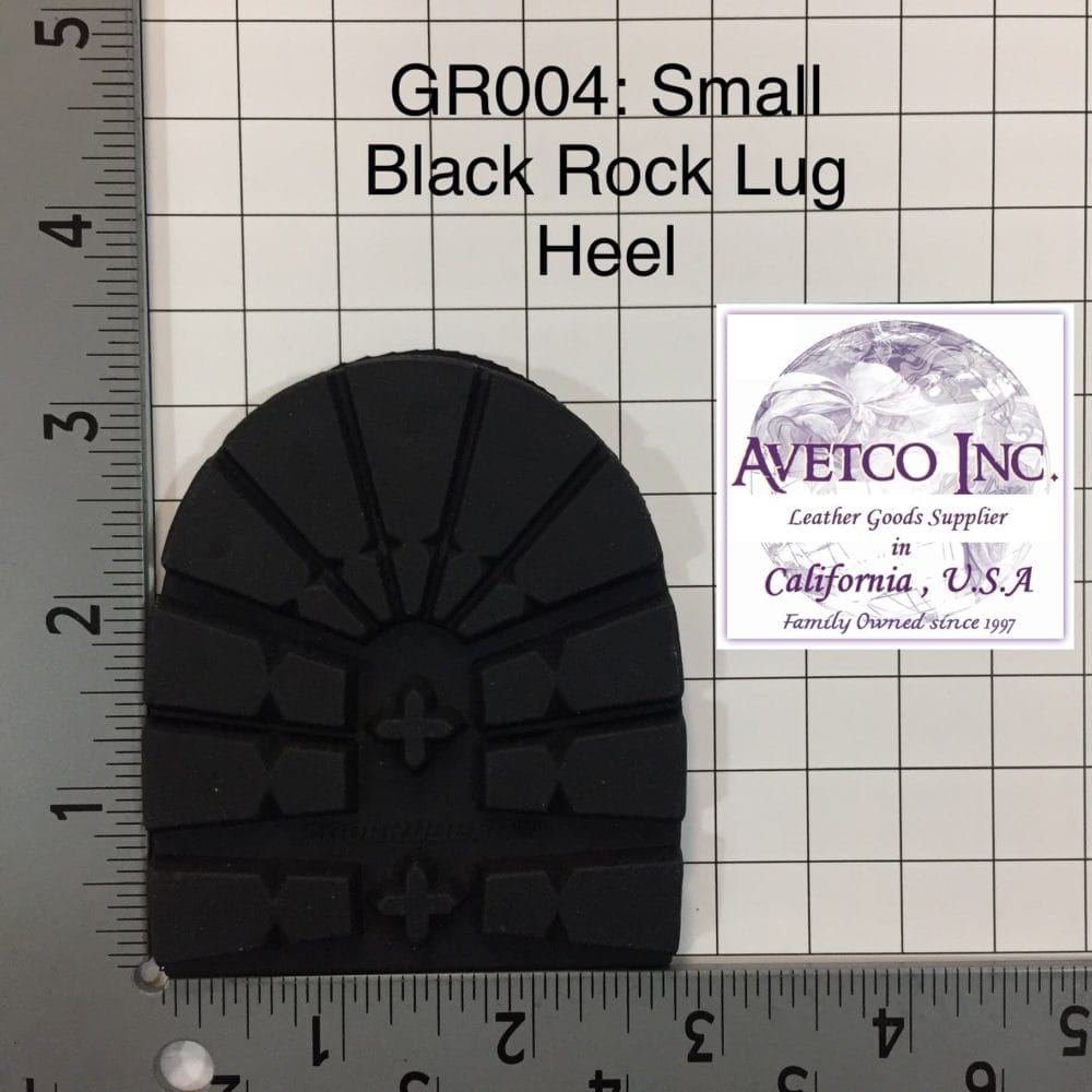 AVETCO INC-GR004-ROCK LUG HEEL-Black (4)