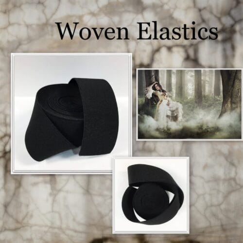 Flat Elastic Webbing for Footwear