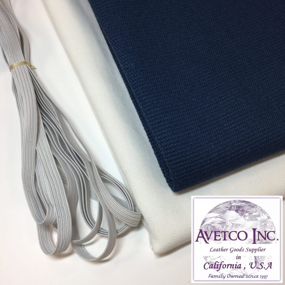 AVETCO INC COTTON FABRIC KIT-WHITE-NAVY
