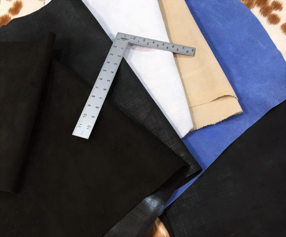 5 lb Cow suede scraps (1)