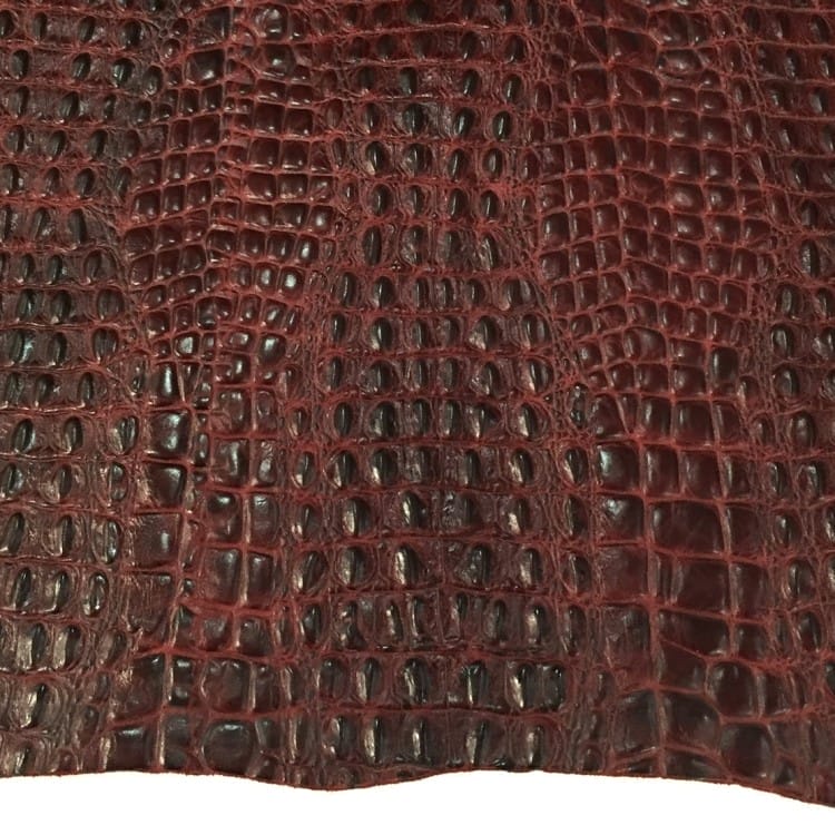 AvetcoInc.com-Oltu Cow Leather Embossed-Burgundy(3)